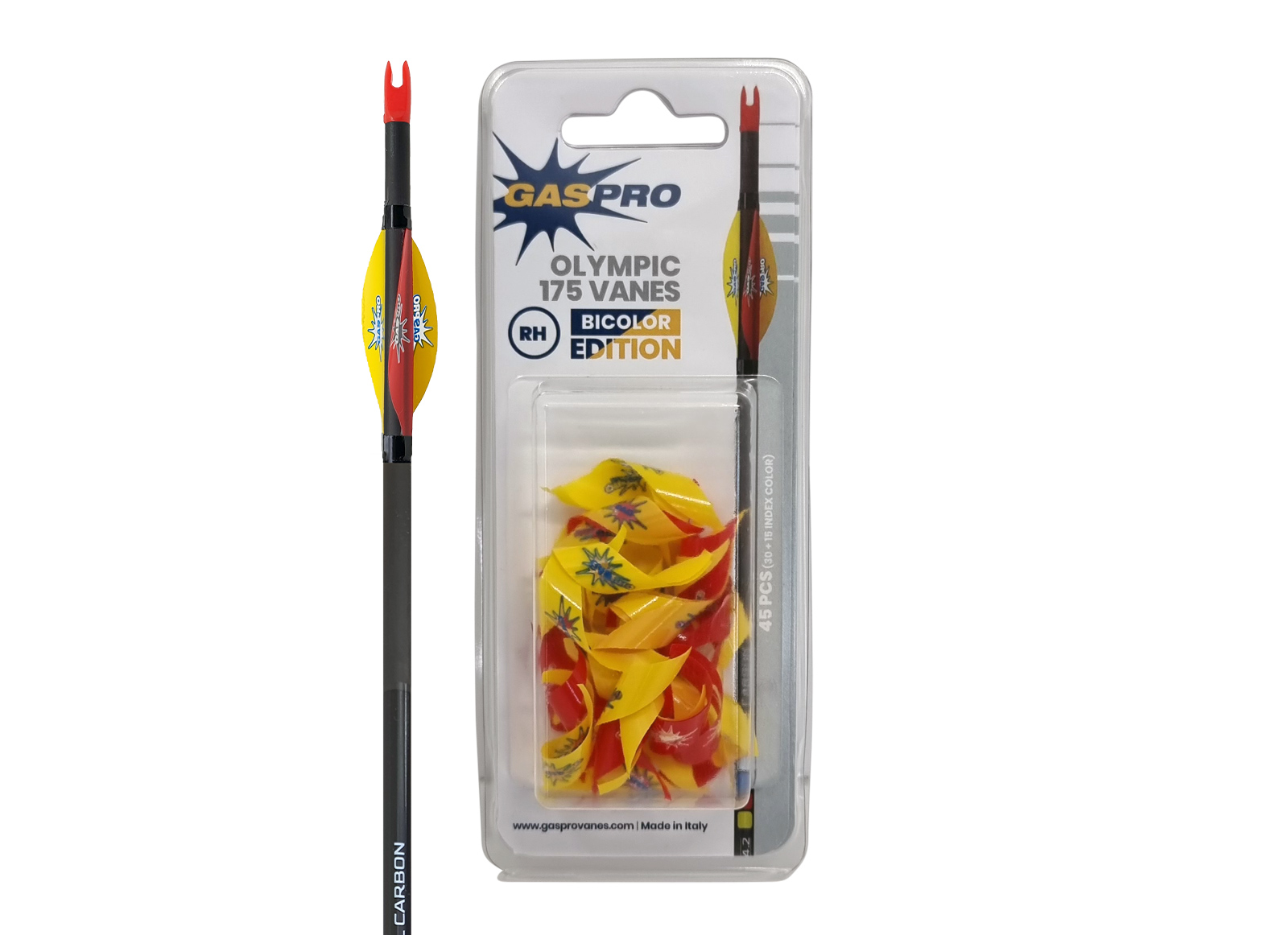 GAS PRO VANES SOFT+ OLYMPIC 1.75" BICOLOR EDITION