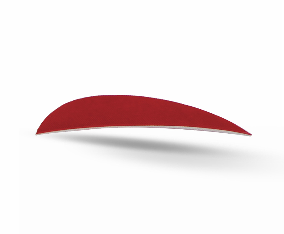 GAS PRO NATURAL FEATHERS 3'' PARABOLIC 50 PACK RED