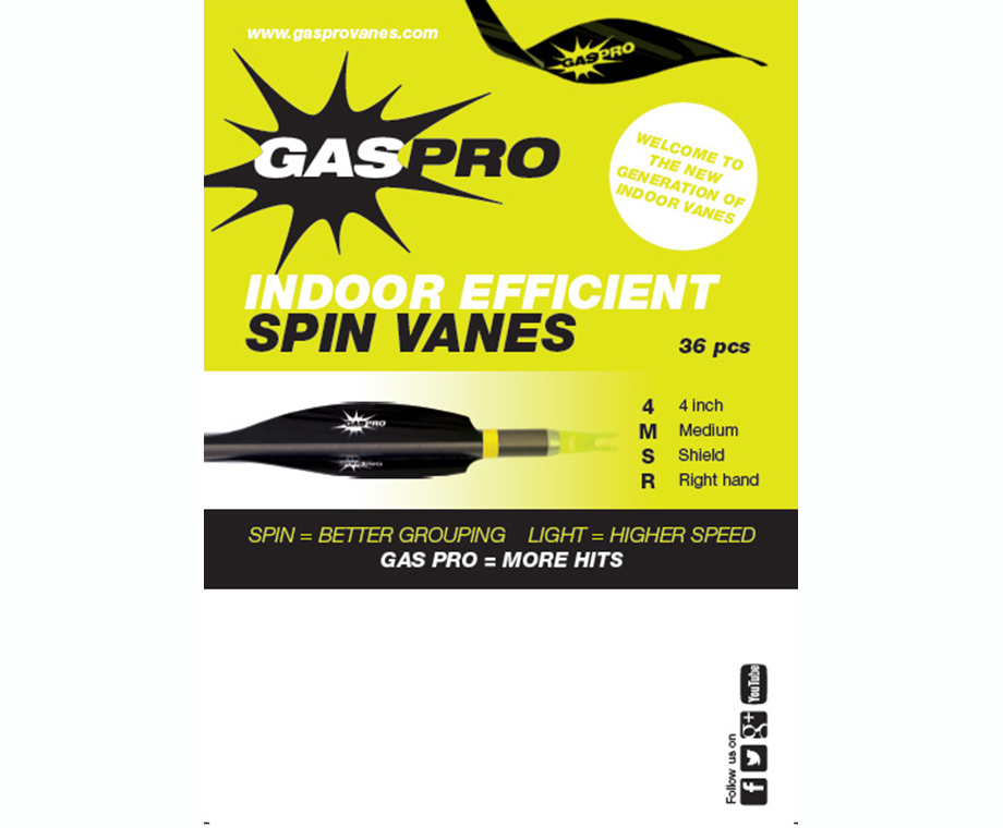 GAS PRO SPIN VANES INDOOR EFFICIENT 4''